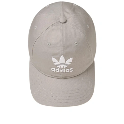Shop Adidas Originals Adidas Trefoil Cap In Grey