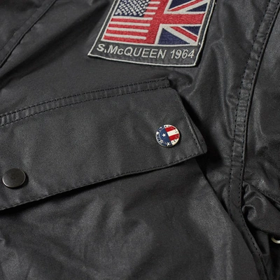 Barbour International Steve Mcqueen Joshua Wax Jacket In Black | ModeSens