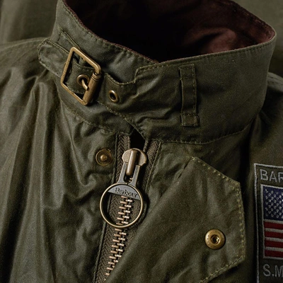 Barbour International Steve Mcqueen Joshua Wax Jacket In Green | ModeSens