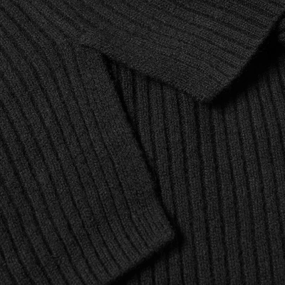 Shop Acne Studios Nicholas Rib Crew Knit In Black