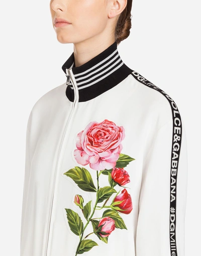 Shop Dolce & Gabbana Cady Sweatshirt In White