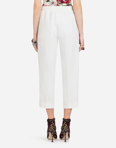 Shop Dolce & Gabbana Cady Jogging Pants In White