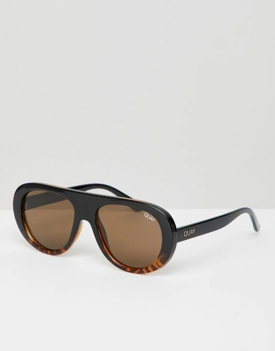 Shop Quay Bold Move Sunglasses - Brown