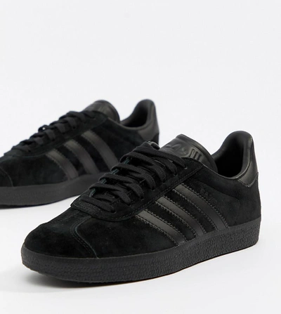 Adidas Originals Nizza Canvas Sneakers In Black - White | ModeSens