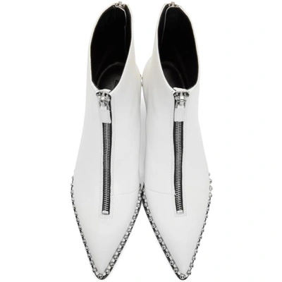 Shop Alexander Wang White Eri Low Boots