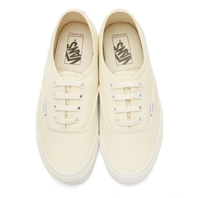 Shop Vans Off-white Og Authentic Lx Sneakers In Classic Whi