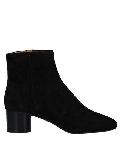 Shop Isabel Marant Ankle Boots In Black