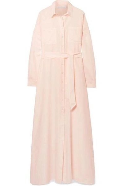 Shop Pour Les Femmes Cotton And Silk-blend Nightdress In Neutral