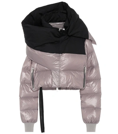 Shop Ben Taverniti Unravel Project Quilted Down Jacket In Grey