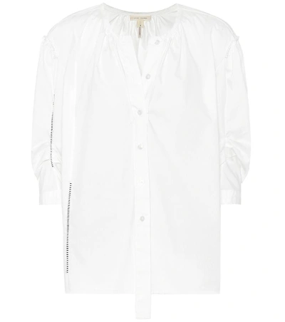 Shop Marc Jacobs Cotton Blouse In White