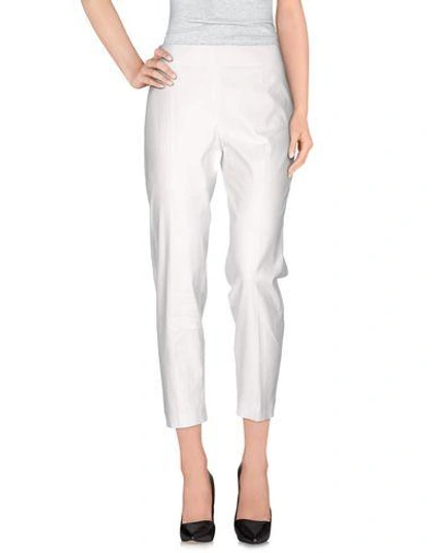 Shop M Missoni Casual Pants In White