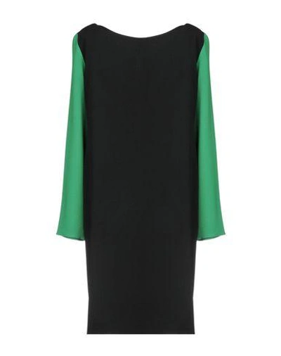 Shop Emporio Armani Short Dresses In Green