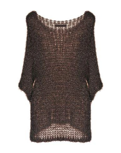 Shop Roberto Collina Sweater In Cocoa