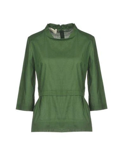 Shop Marni Blouses In Green