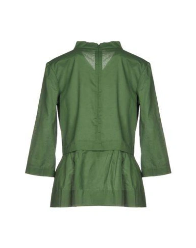 Shop Marni Blouses In Green