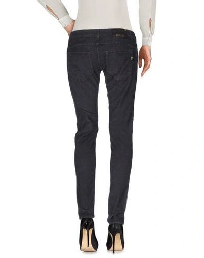 Shop Dondup Casual Pants In Steel Grey