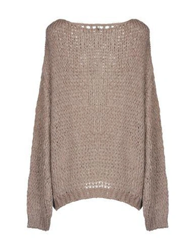Shop Roberto Collina Sweater In Dove Grey