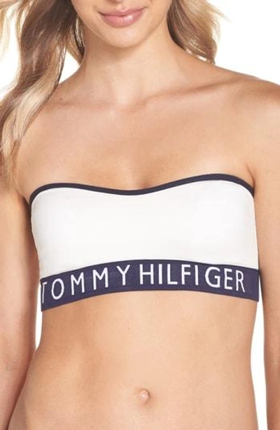 Tommy Hilfiger Seamless Bandeau Bra in White