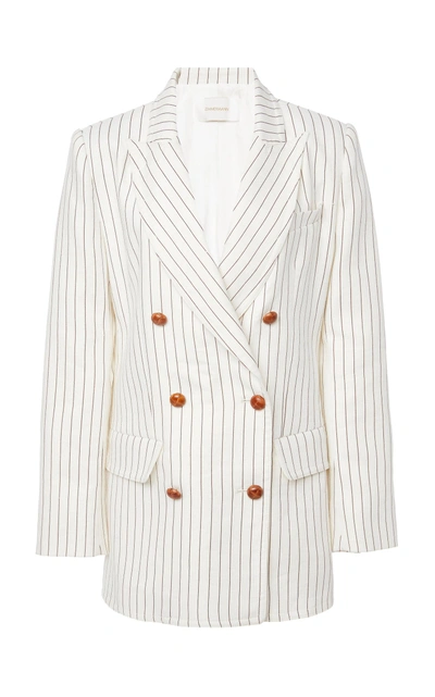 Shop Zimmermann Corsage Stripe Blazer