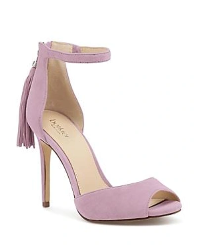 Shop Botkier Women's Anna Suede Ankle Strap High-heel Sandals In Lilac