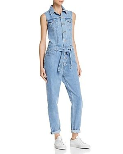 Shop Levi's Tapered Denim Jumpsuit In In A Snap