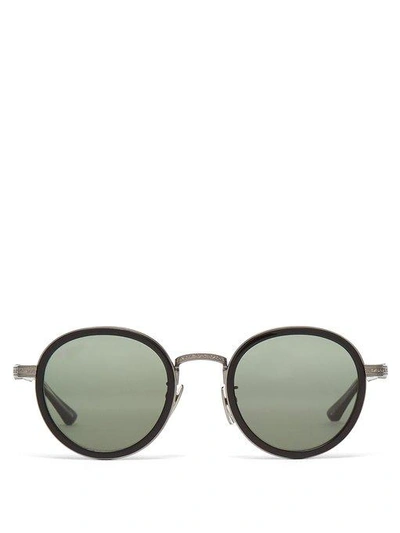 Gucci - Round Frame Metal And Acetate Sunglasses - Mens - Black | ModeSens