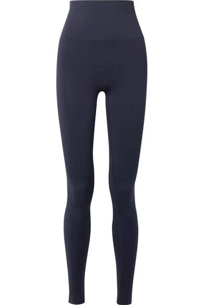 Shop Lndr Eight Eight Compression Seamless Stretch Leggings In Navy