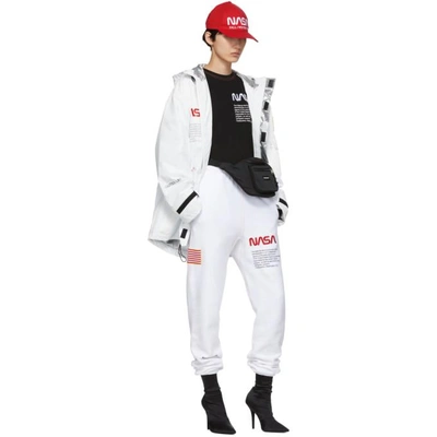 Shop Heron Preston White Nasa Edition High Tech Parka