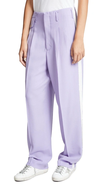 Shop Golden Goose Sally Pants In Lilac