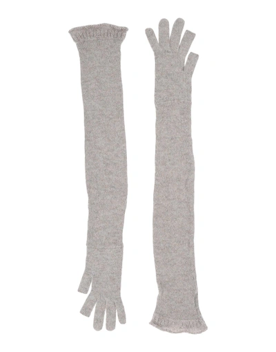 Shop Rick Owens Gloves In Grey