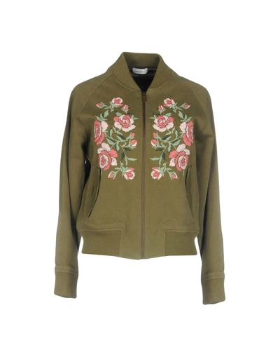 Shop Anine Bing Bomber In Military Green