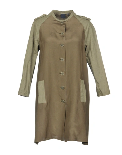 Shop Aspesi Full-length Jacket In Military Green