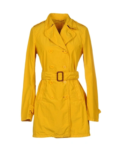 Shop Aspesi Full-length Jacket In Yellow