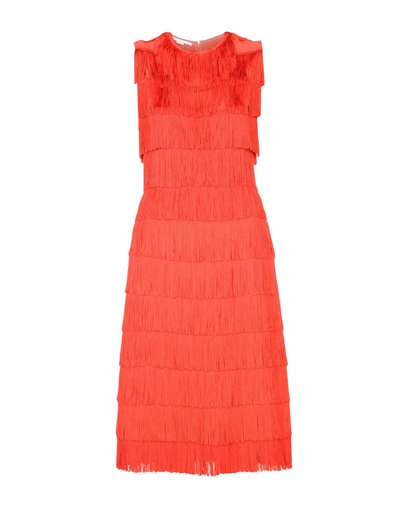 Shop Stella Mccartney Knee-length Dress In Red