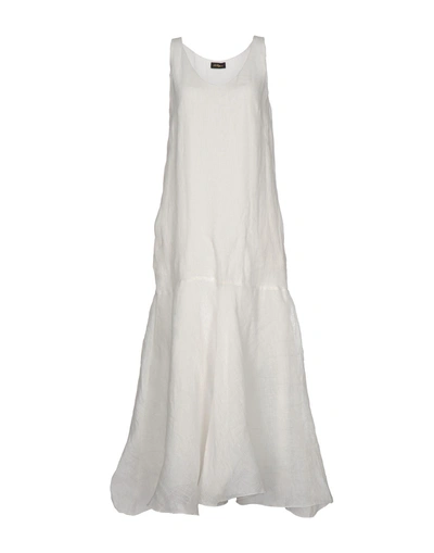 Shop Les Copains Long Dresses In White