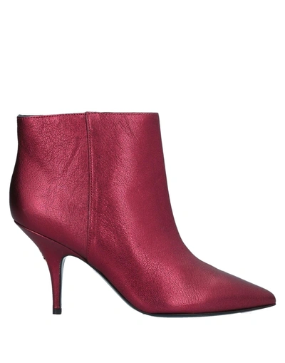 Shop Patrizia Pepe Ankle Boots In Red
