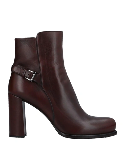 Shop Prada Ankle Boot In Cocoa