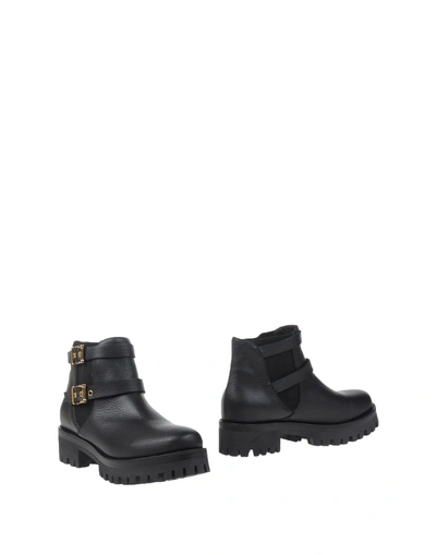 Shop Peter Flowers Ankle Boot In Black
