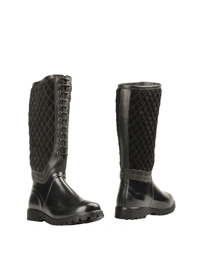 Shop Dolce & Gabbana Woman Boot Black Size 11 Rubber
