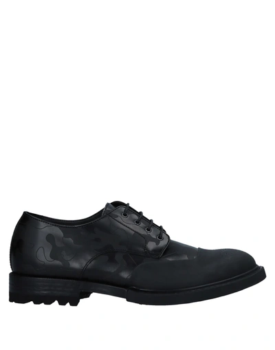 Shop Barracuda Laced Shoes In Black