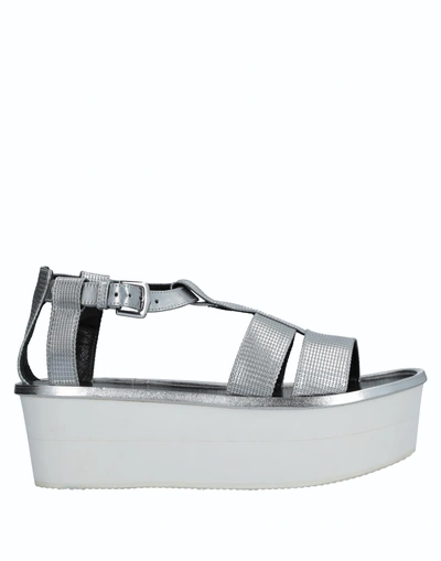 Shop Alberto Guardiani Sandalen In Silver