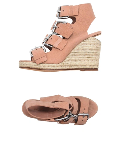 Shop Alexander Wang Sandals In Pale Pink