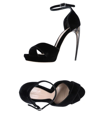 Shop Alexander Mcqueen Sandals In Black