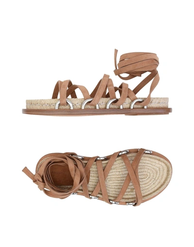 Shop Alexander Wang Sandals In Camel