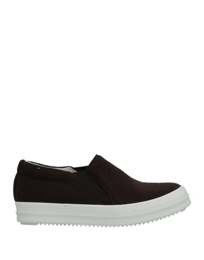 Shop Rick Owens Drkshdw Sneakers In Dark Brown