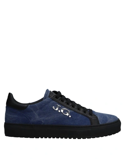 Shop John Galliano Trainers In Bright Blue