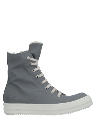 Shop Rick Owens Drkshdw Sneakers In Light Grey