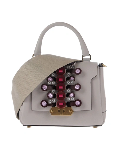 Shop Anya Hindmarch Handbag In Light Grey