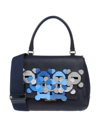 Shop Anya Hindmarch Handbags In Dark Blue