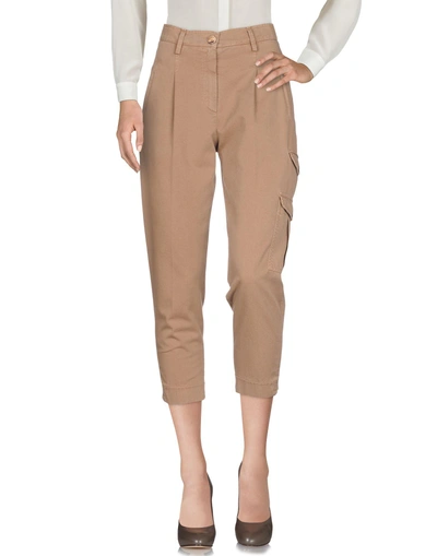 Shop Brunello Cucinelli Casual Pants In Khaki